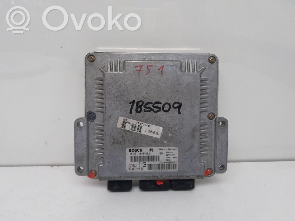 Engine control unit/module   9644721080,185509