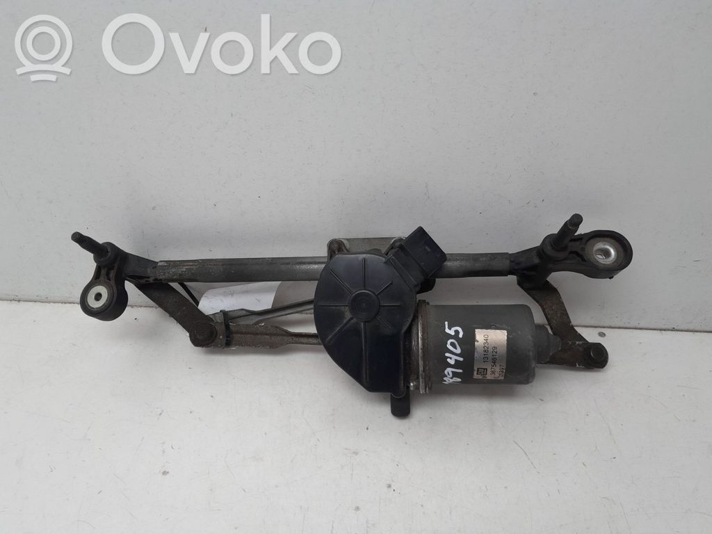 Opel Corsa D Wischergestänge Wischermotor vorne 