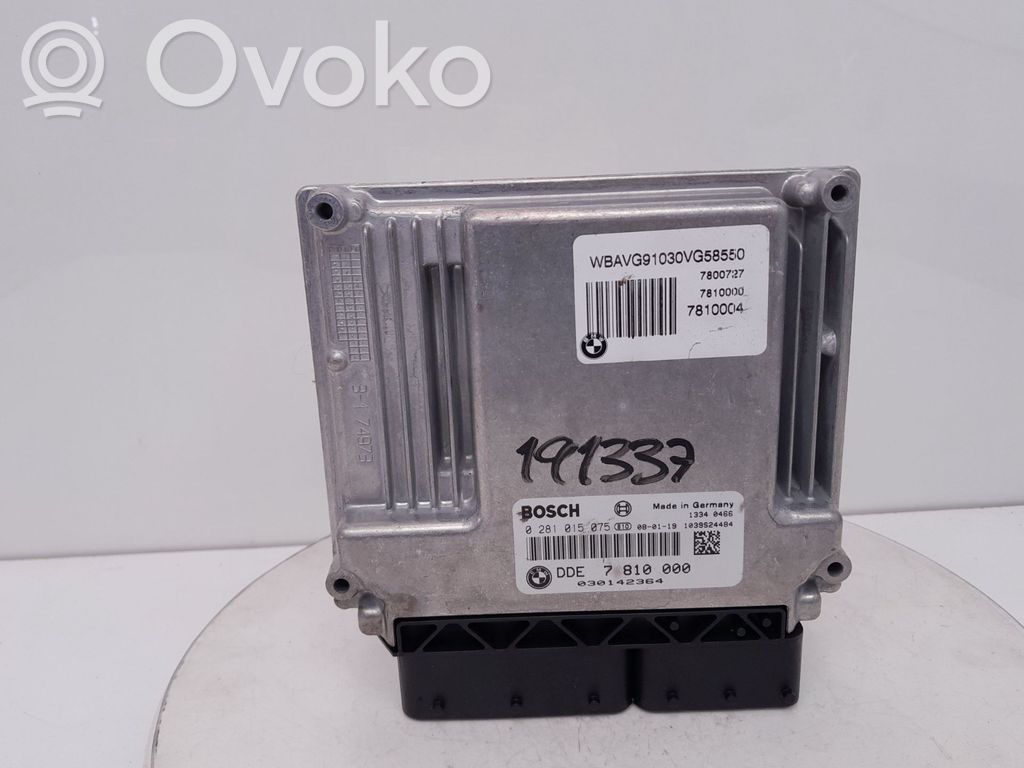 BMW 3 E90 E91 Unitate/modul de control motor 