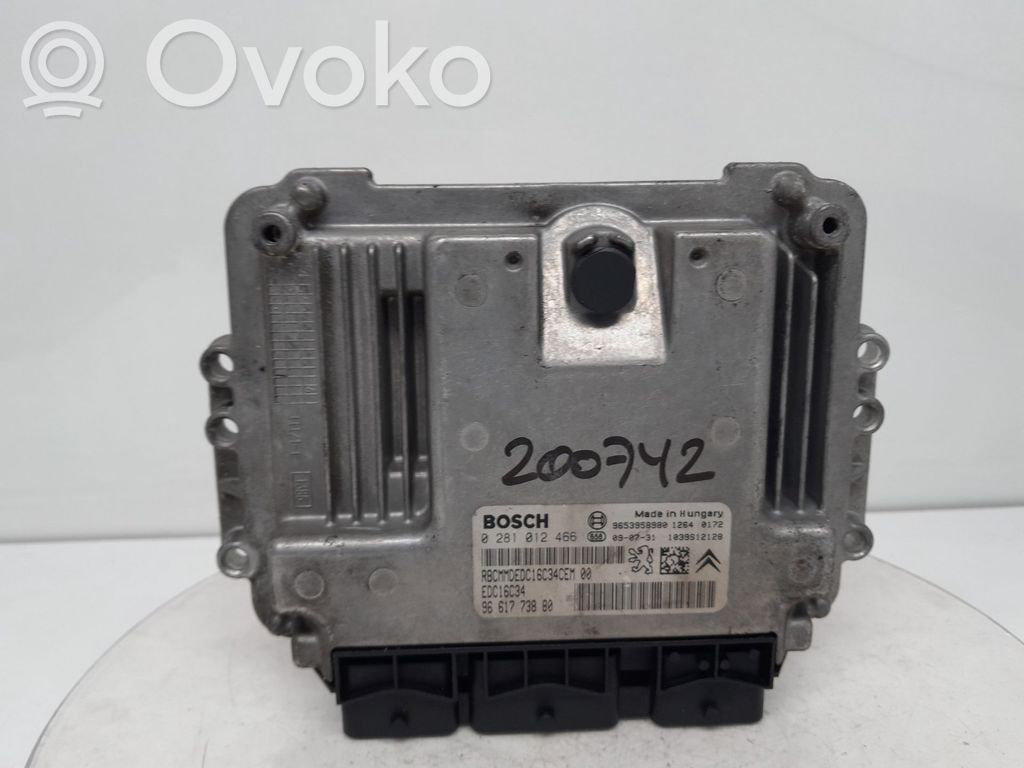 Engine control unit/module   9661773880,200742