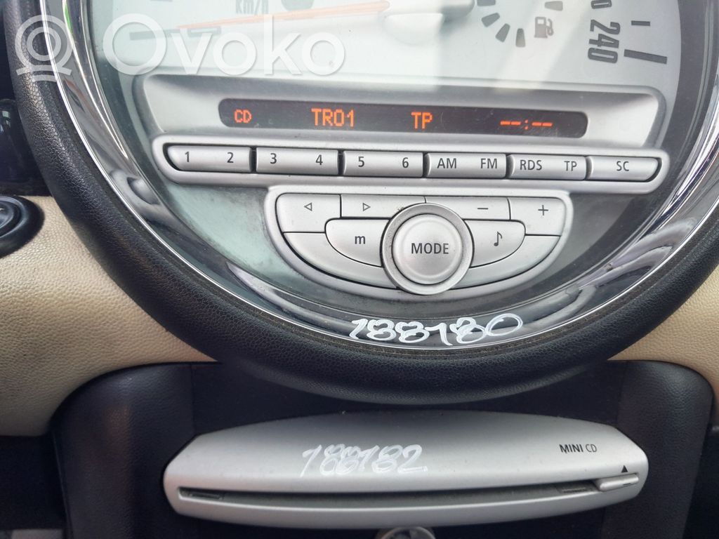 Mini One - Cooper Clubman R55 Panel / Radioodtwarzacz CD/DVD/GPS 