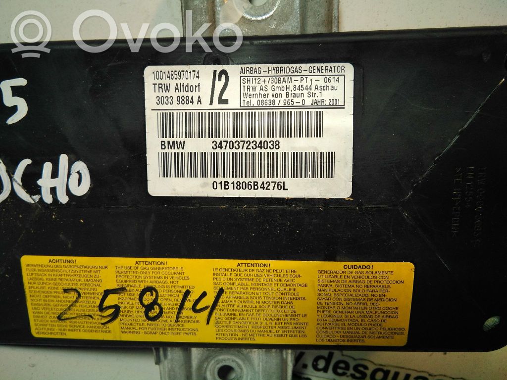 BMW X5 E53 Airbag lateral 