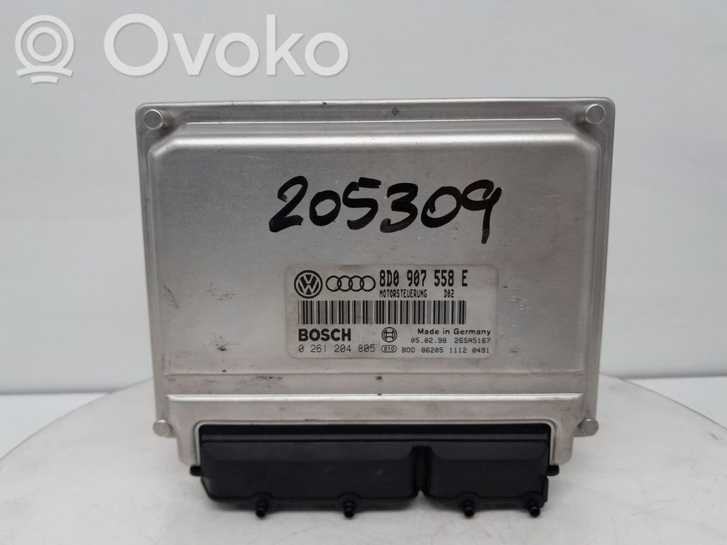 Engine control unit/module   8D0907558E,205309