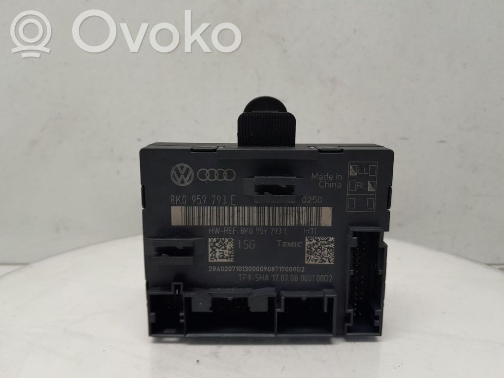 Audi A4 S4 B8 8K Door central lock control unit/module 