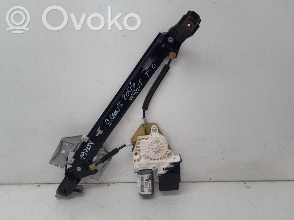 Seat Leon (1P) Rear door manual window regulator 
