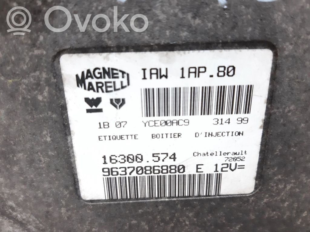 Peugeot 206 Engine control unit/module 