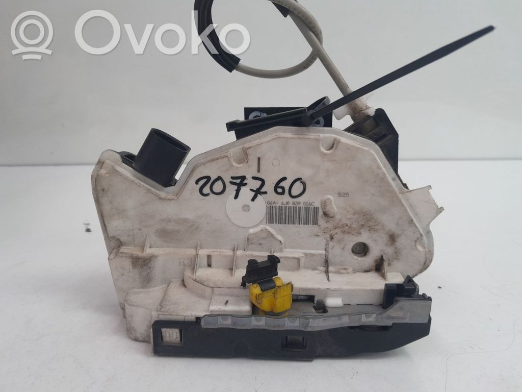 Zamek drzwi tylnych   6J0839016C,207760