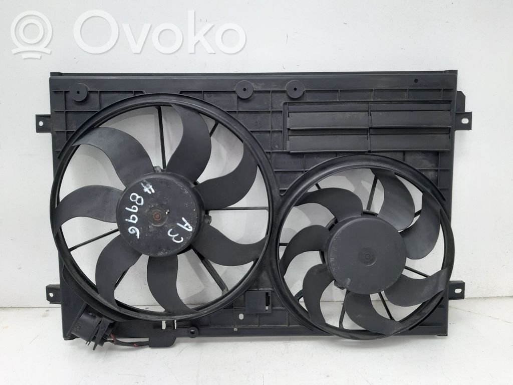 Audi A3 S3 8P Ventilador eléctrico del radiador