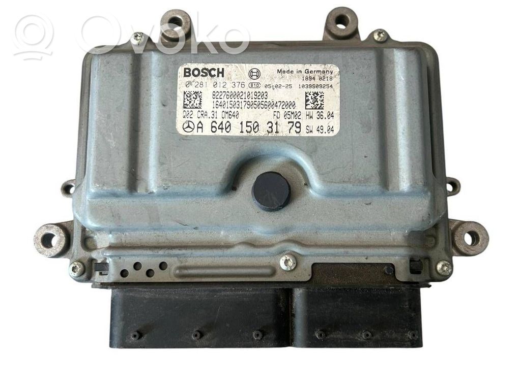 Mercedes-Benz A W169 Engine control unit/module 
