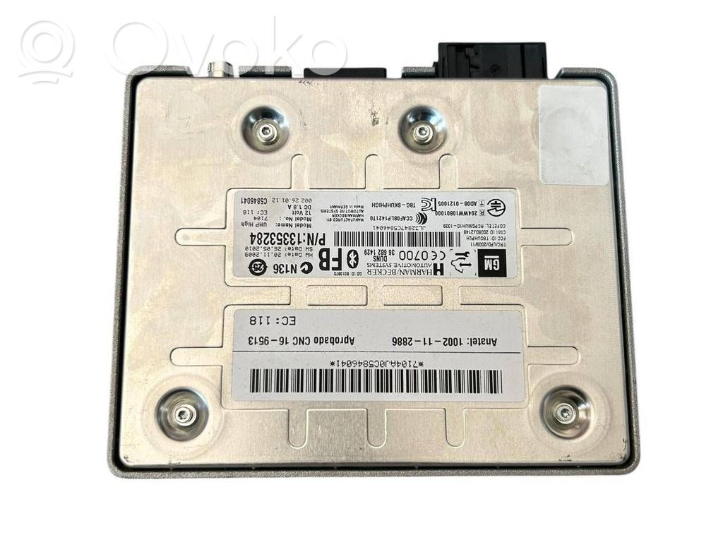 Unidad de control/módulo de bluetooth   13353284,C5846041,13353284,20112009
