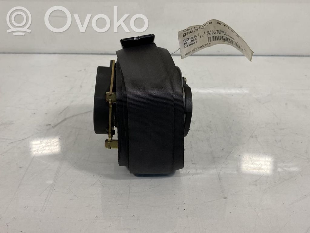 Renault Megane II Hebilla del cinturón de seguridad trasero 