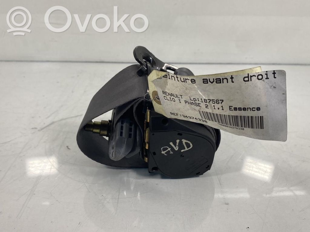 Renault Clio I Cinturón delantero 