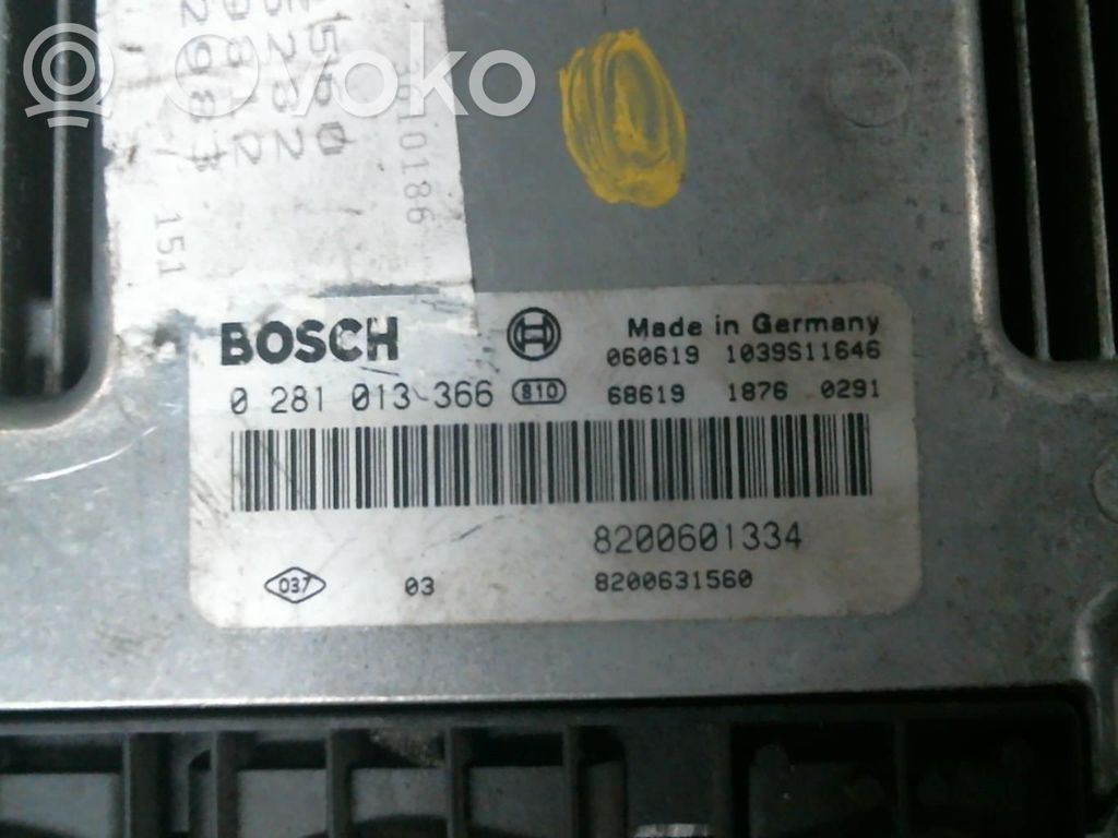 Renault Scenic II -  Grand scenic II Engine control unit/module 