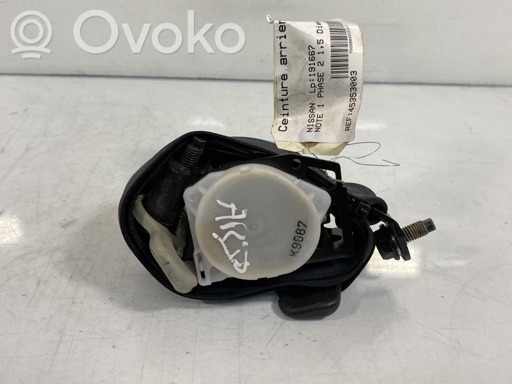 Nissan Note (E11) Saugos diržas galinis 