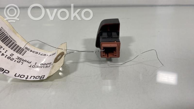 Peugeot 5008 Hazard light switch 