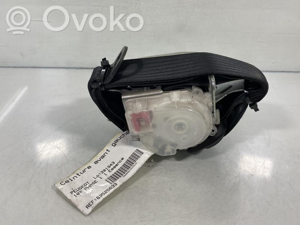 Peugeot 107 Hebilla del cinturón delantero 