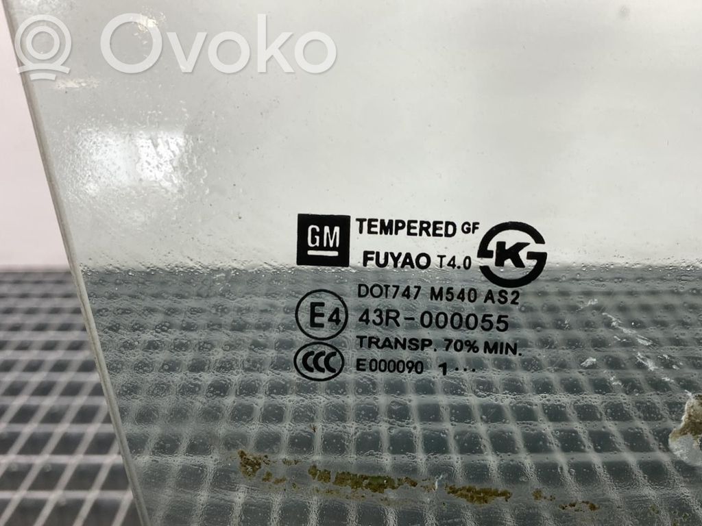 Chevrolet Orlando Szyba drzwi przednich 