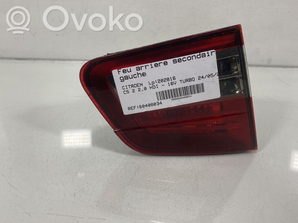 Citroen C5 Aizmugurējais lukturis pārsegā 