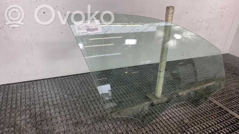 Opel Corsa F Szyba drzwi przednich 