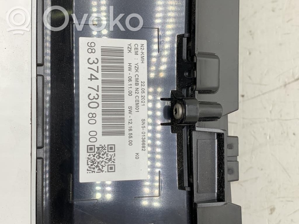 Speedometer (instrument cluster)   9837473080