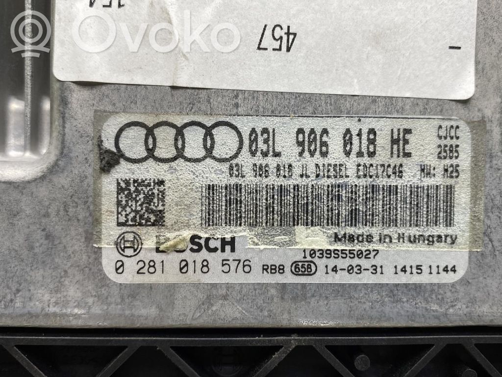 Audi A4 S4 B8 8K Engine control unit/module 