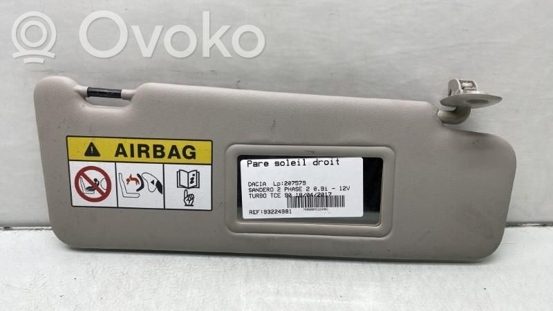 Dacia Sandero Aletta parasole 