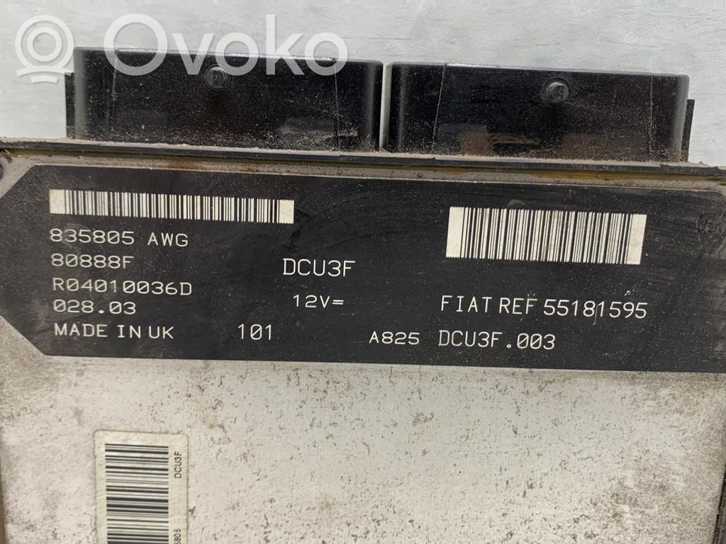 Fiat Doblo Engine control unit/module 