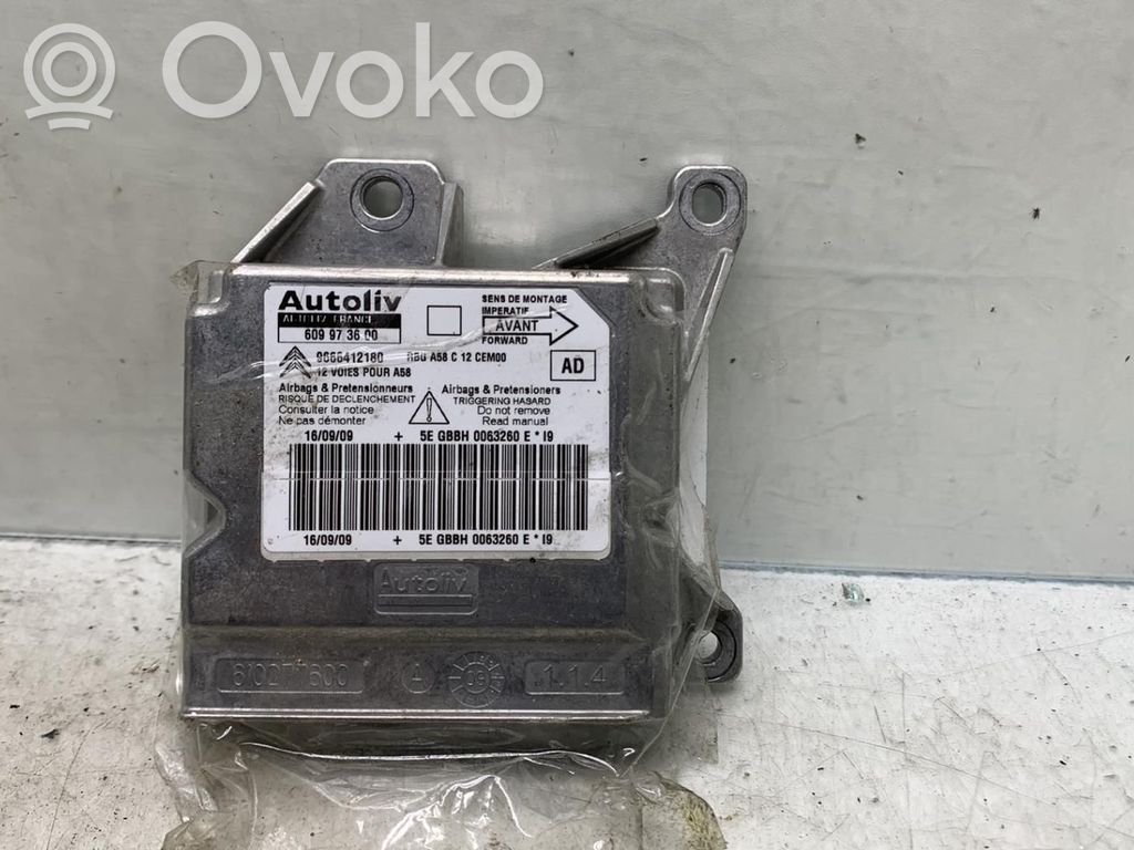 Citroen C3 Picasso Centralina/modulo airbag 