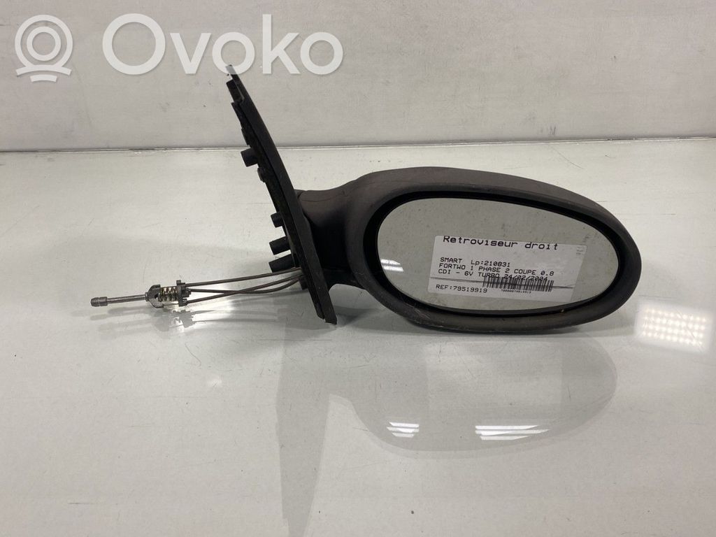 Smart ForTwo I MC01 Oglindă exterioară manuală 