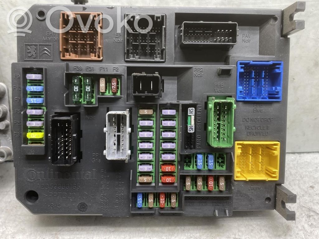 Peugeot 508 Aizdedzes ECU komplekts 
