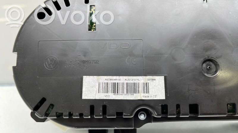 Audi A1 Tachimetro (quadro strumenti) 