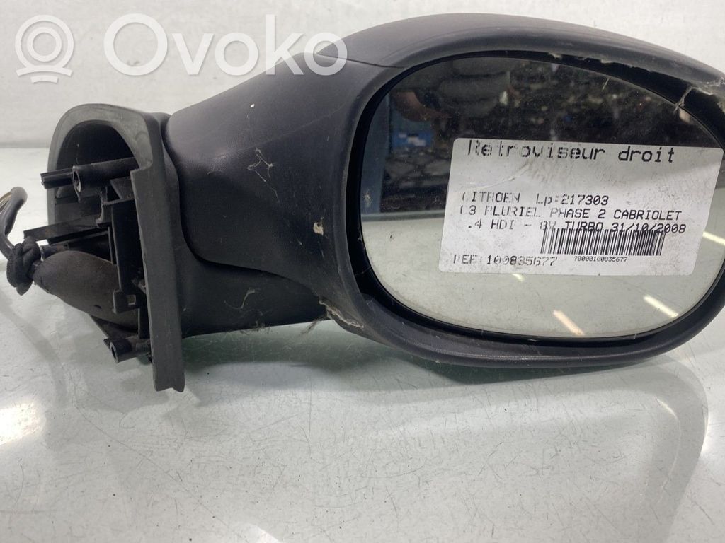 Citroen C3 Pluriel Oglindă exterioară manuală 