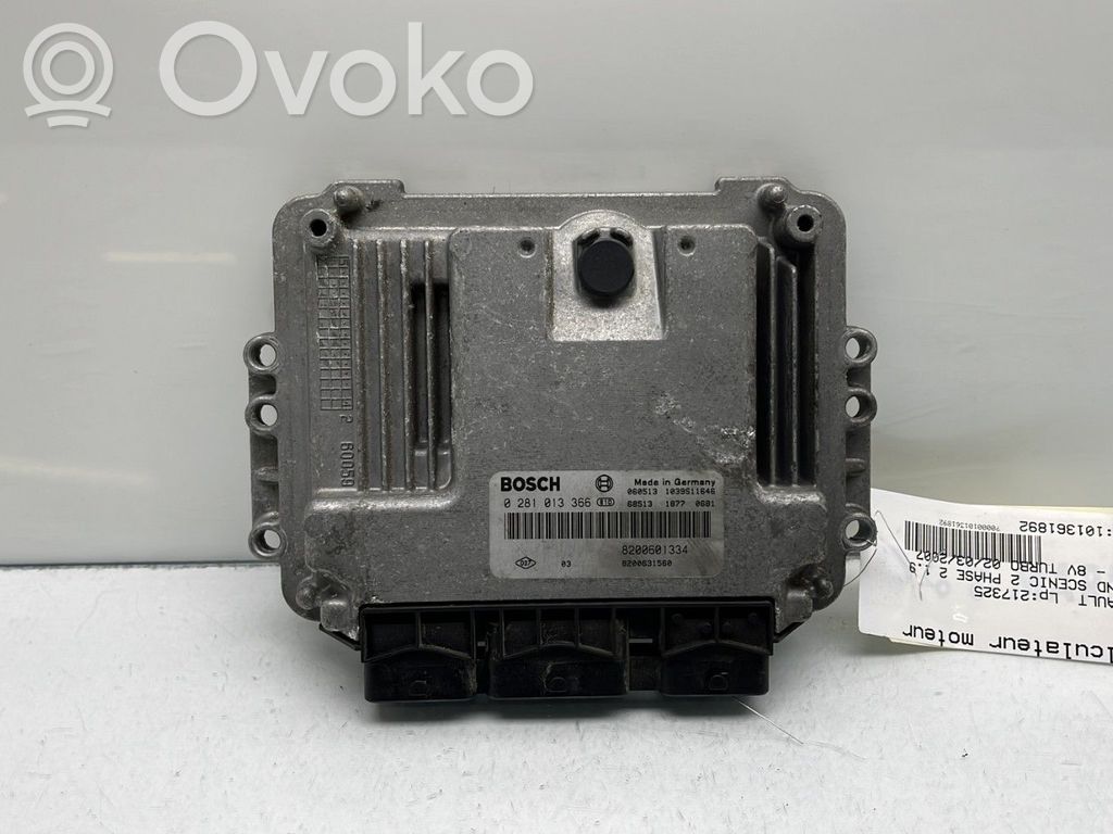 Sterownik / Moduł ECU   82006001334