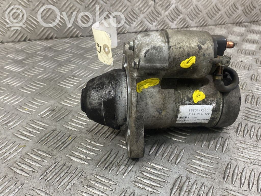 Opel Zafira B Motorino d’avviamento 