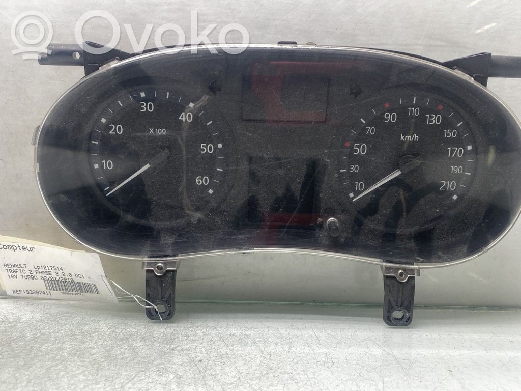 Renault Trafic II (X83) Nopeusmittari (mittaristo) 
