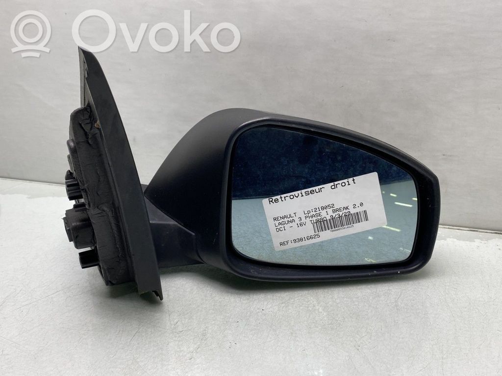 Renault Laguna III Espejo lateral manual 