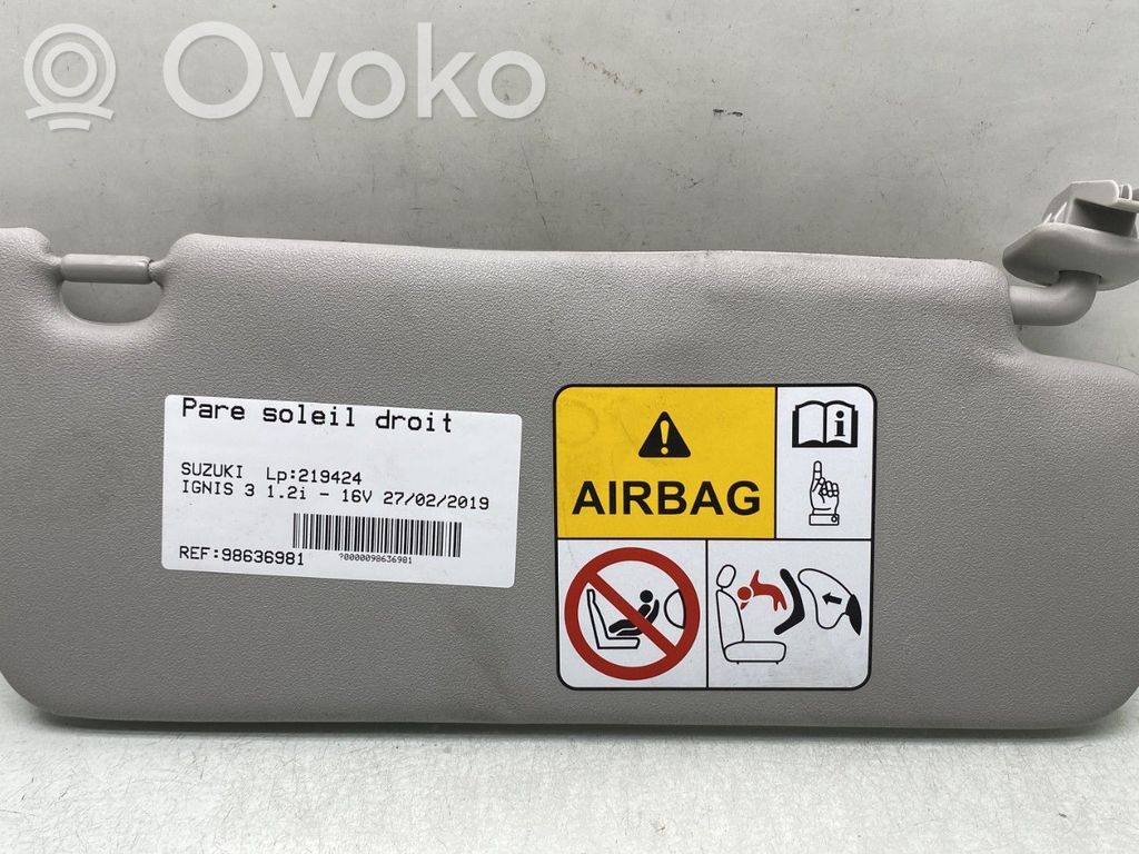Suzuki Ignis Häikäisysuoja 
