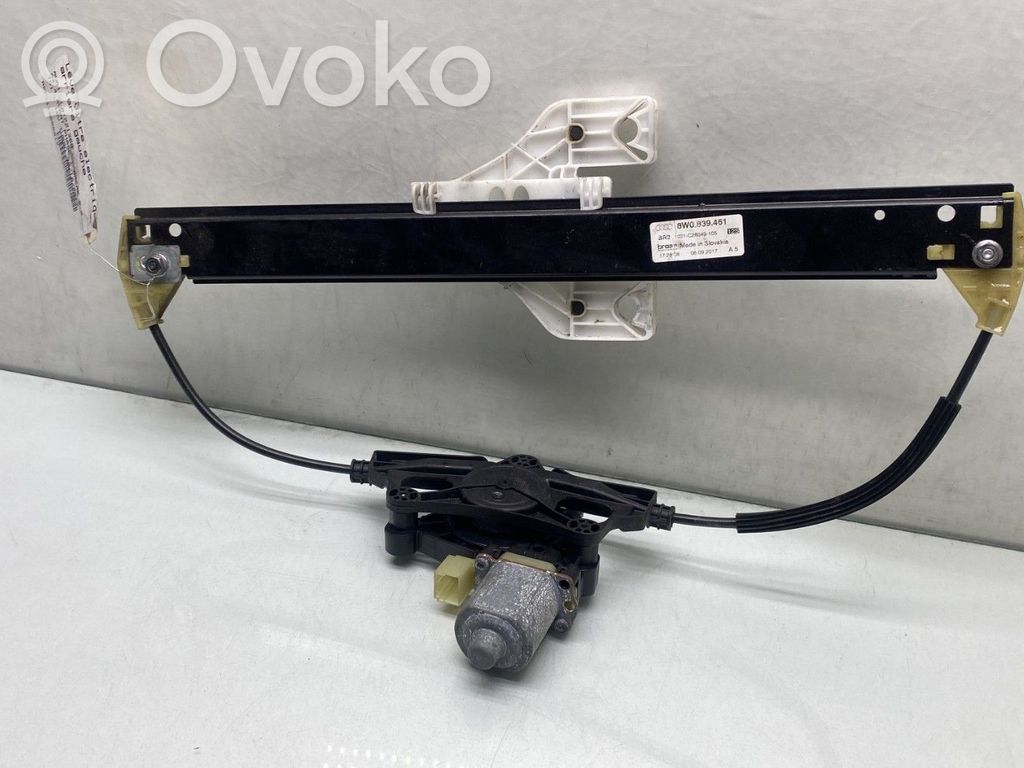 Audi A4 S4 B9 Alzacristalli della portiera posteriore con motorino 