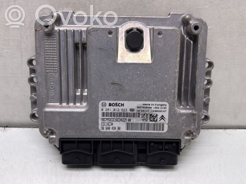 Peugeot 207 Unitate/modul de control motor 