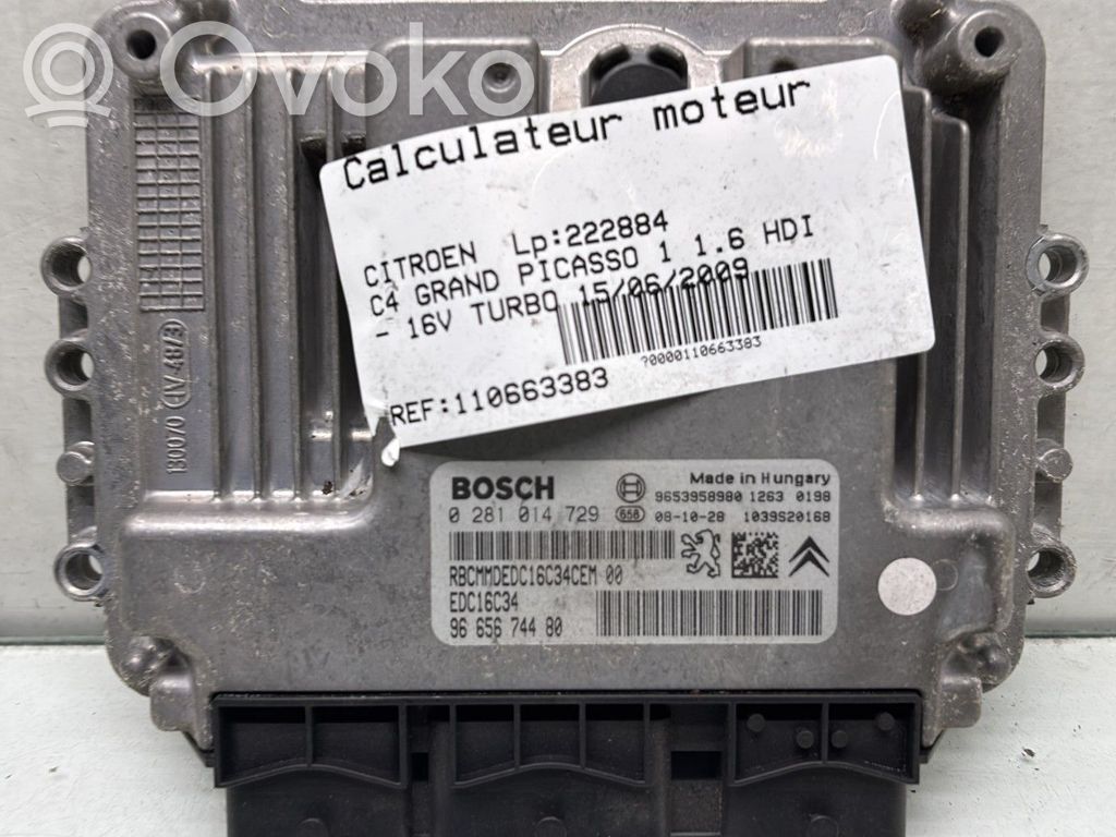 Citroen C4 Grand Picasso Sterownik / Moduł ECU 