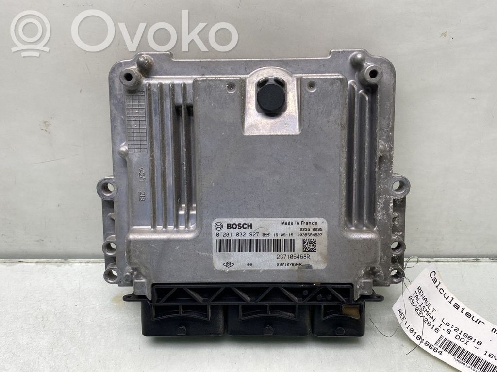 Renault Talisman Engine control unit/module 