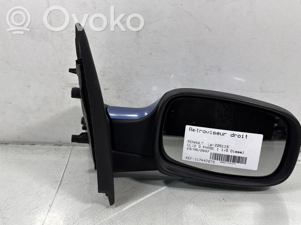Renault Clio III Espejo lateral manual 