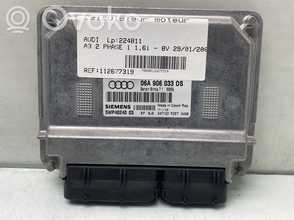 Audi A3 S3 8P Sterownik / Moduł ECU 