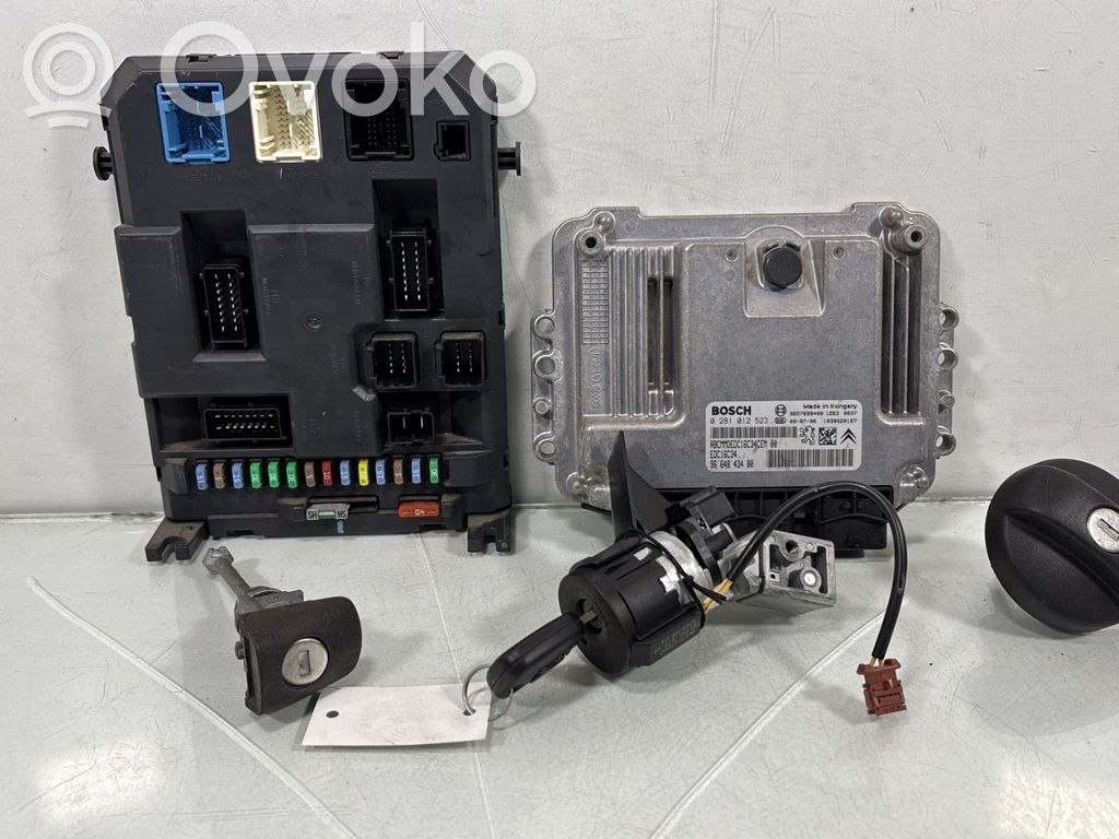 Peugeot 207 Kit centralina motore ECU e serratura 