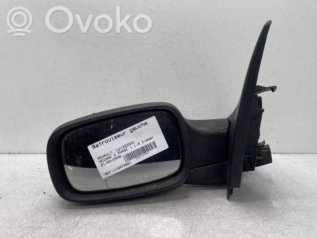 Renault Megane II Manualne lusterko boczne drzwi przednich 