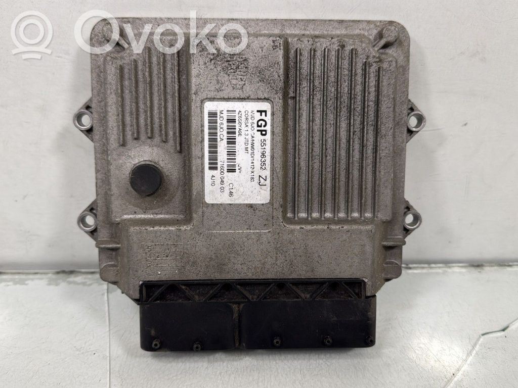 Opel Corsa C Engine control unit/module 