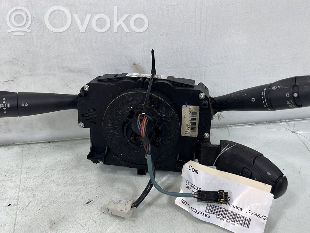 Peugeot 207 Bloc semnalizator și ștergător parbriz 