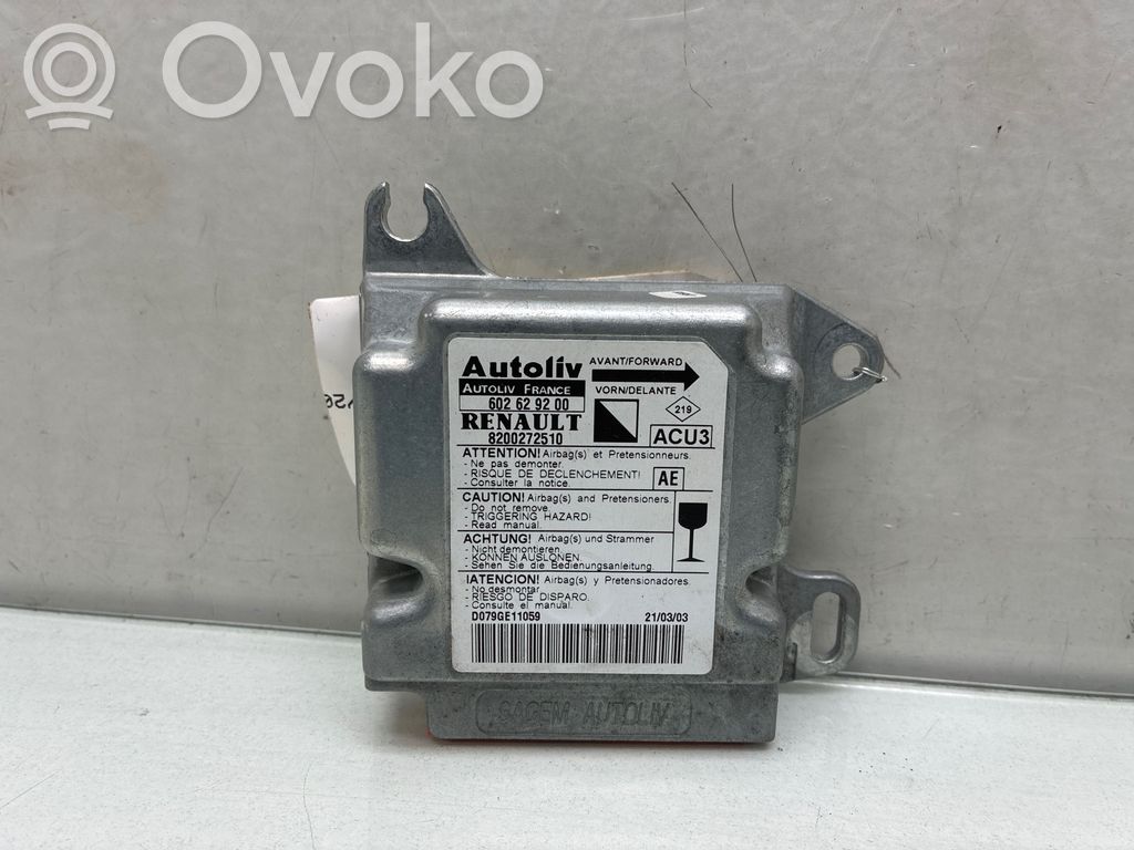 Renault Kangoo I Airbag control unit/module 