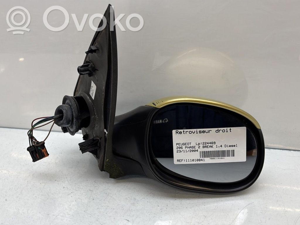Peugeot 206 Espejo lateral manual 