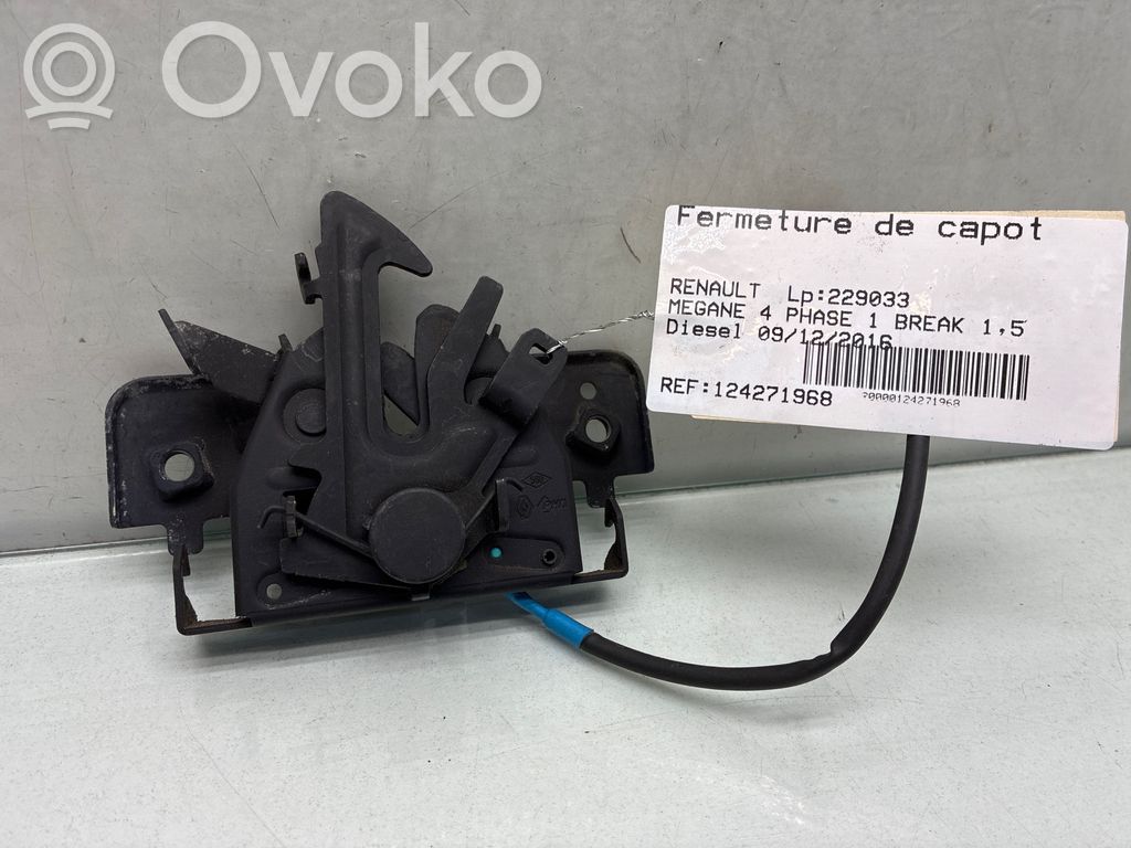 Renault Megane IV Încuietoare capotă